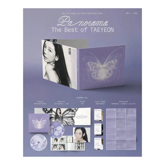 contenu album taeyeon panorama the best of taeyeon digipack version inclusions officielles