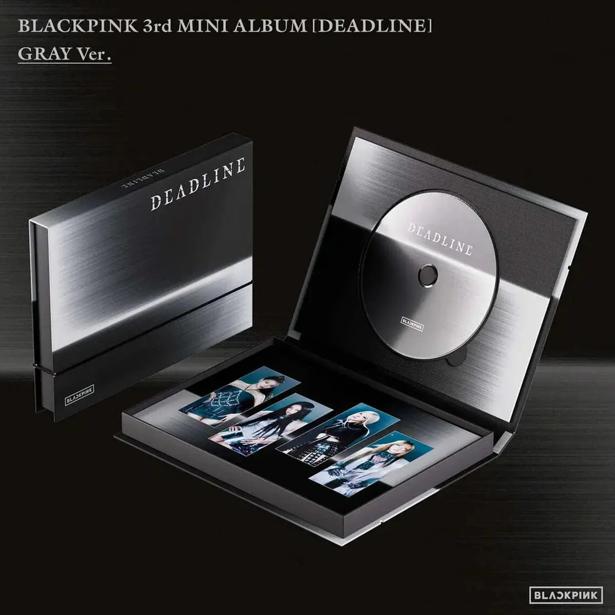 BLACKPINK DEADLINE Gray Ver album officiel kpop YG Entertainment