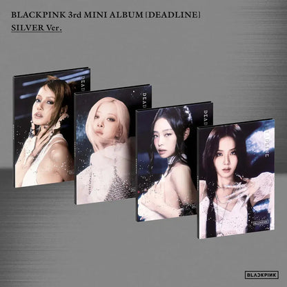 BLACKPINK DEADLINE Silver Member Ver album Jisoo Jennie Lisa Rose officiel