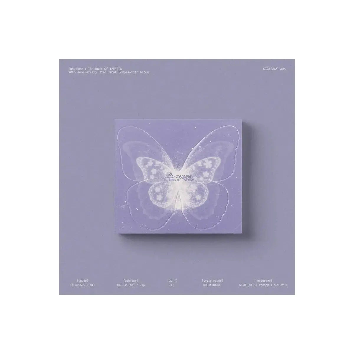 album taeyeon panorama the best of taeyeon digipack version officiel
