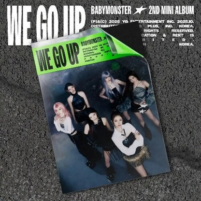 BABYMONSTER WE GO UP WE Ver – album K-pop 2nd mini album, photobook et contenu officiel YG Entertainment