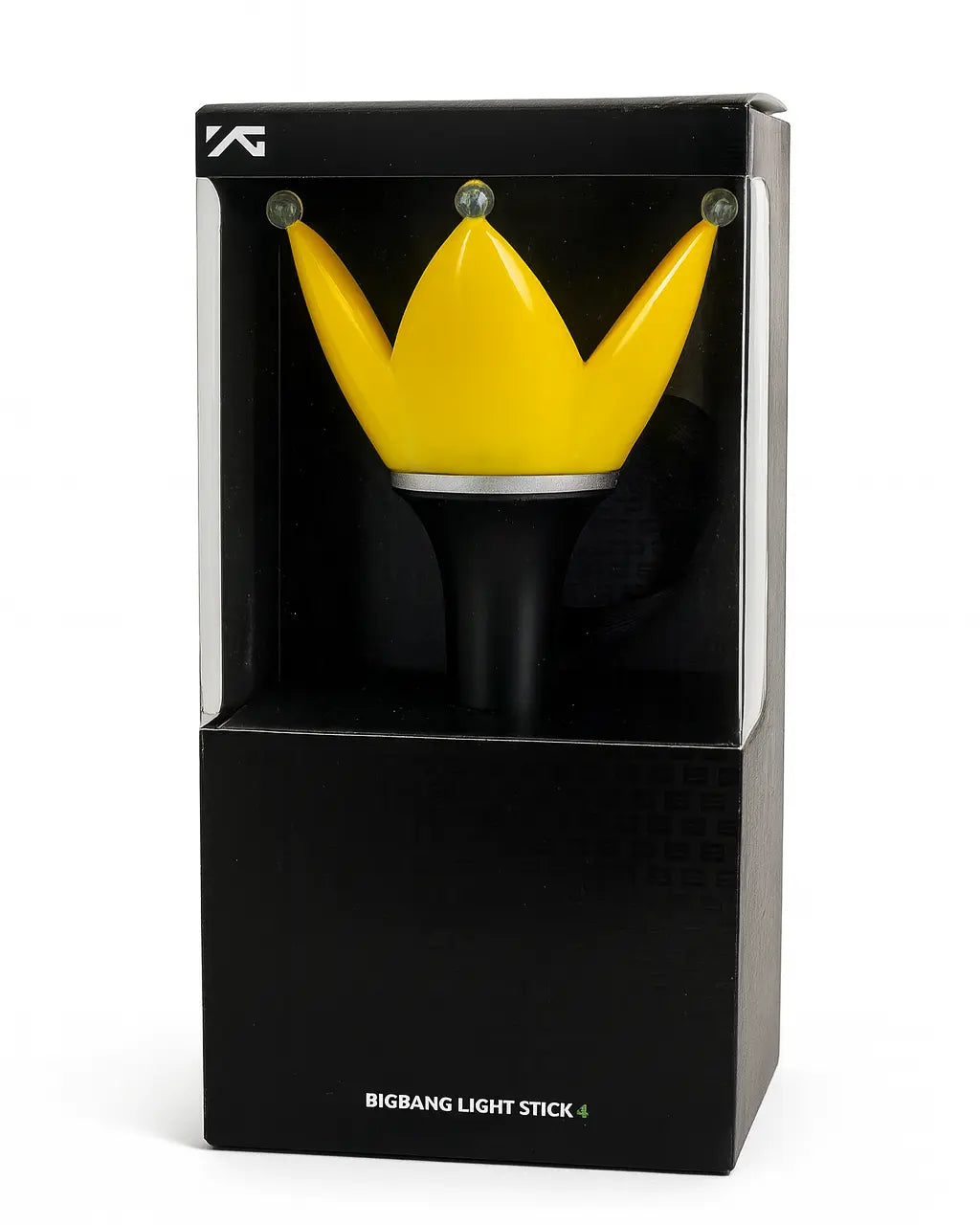 Boîte du lightstick officiel BIGBANG Ver.4 fabriqué par YG Entertainment, importé de Corée du Sud et vendu en France.