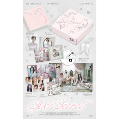 Contenu de l’album IVE SECRET LOVED IVE Ver. – Photobook, CD, poster, photocards et goodies officiels