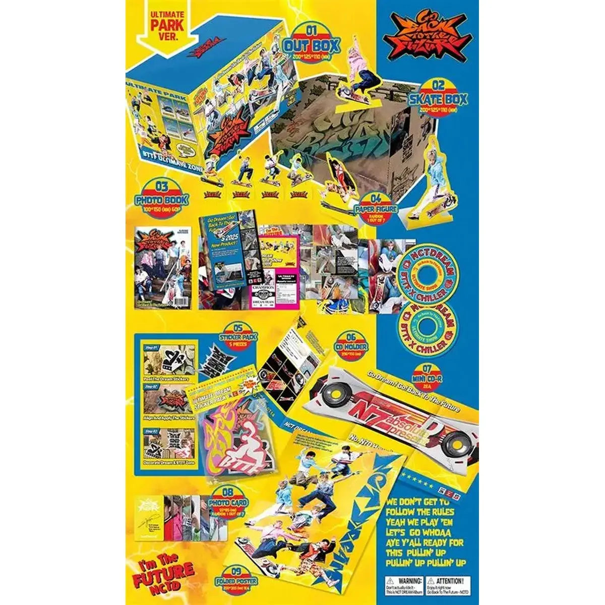 NCT DREAM – Go Back To The Future (Ultimate Park Ver.) | Album officiel K-pop 2025 🇰🇷 Lightstick Officiel