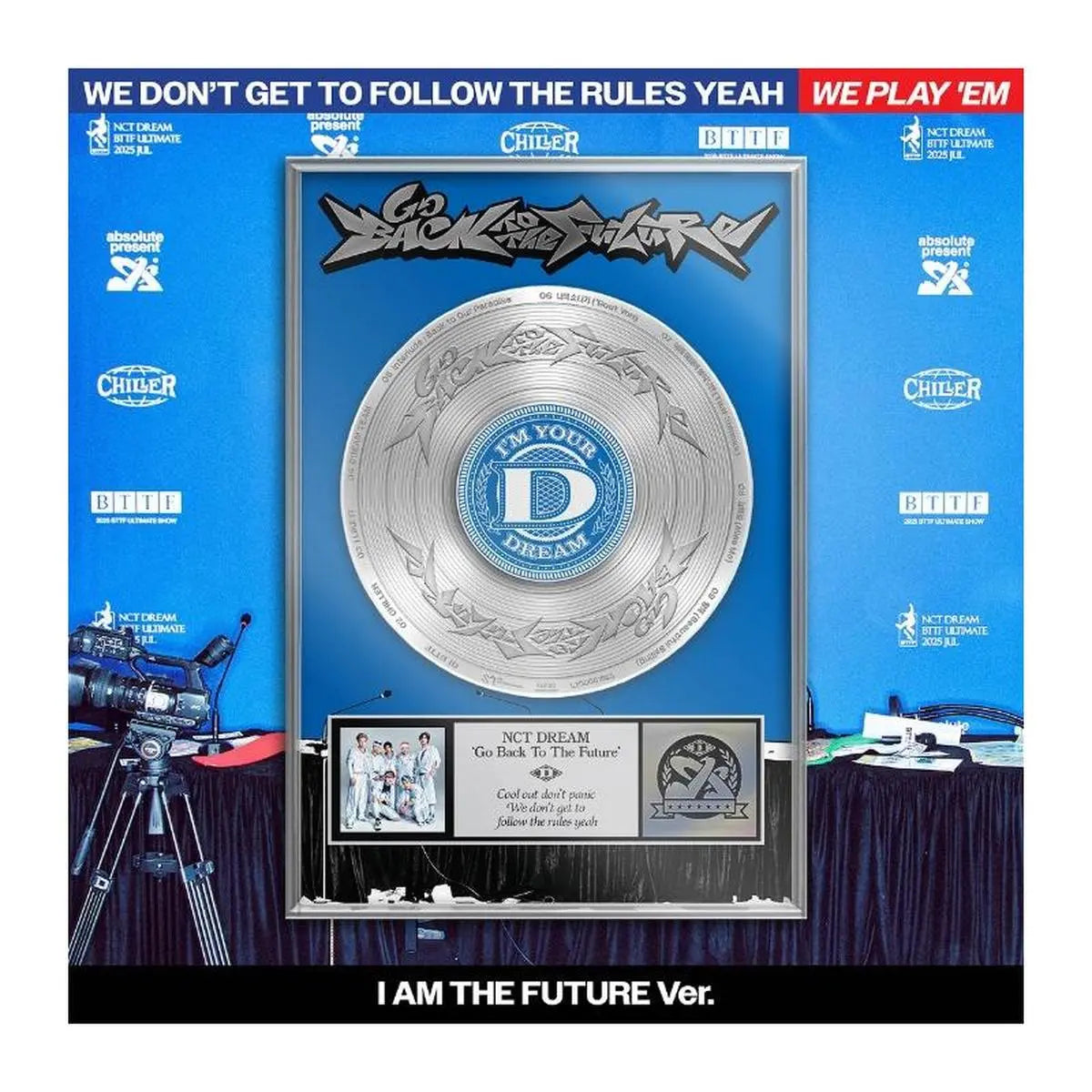 NCT DREAM ( I AM THE FUTURE Ver ) - Go Back To The Future (Vol.5). Album K-pop Officiel Lightstick Officiel