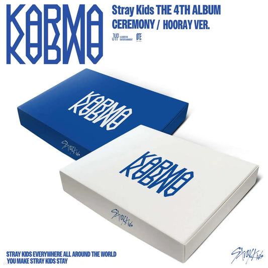 Stray Kids 4th Album KARMA Photobook Version officiel – Ceremony et Hooray, importé de Corée du Sud